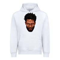 White bearded black man portrait Urban Hoodie - texasbilliewilder