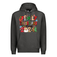 Charcoal Heather family christmas crew 2024 Premium Hoodie - Zillion Design Studio