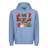 Colony Blue family christmas crew 2024 Premium Hoodie - Zillion Design Studio