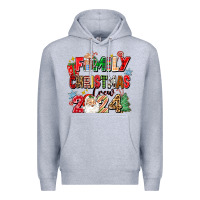 Heather Grey family christmas crew 2024 Premium Hoodie - Zillion Design Studio