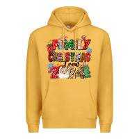 Mustard family christmas crew 2024 Premium Hoodie - Zillion Design Studio
