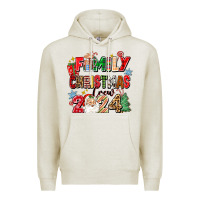 Oatmeal Heather family christmas crew 2024 Premium Hoodie - Zillion Design Studio