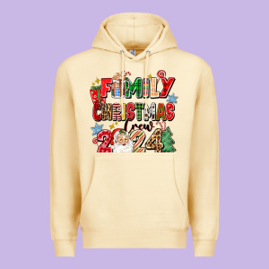 Family Christmas Crew 2024 Premium Hoodie Designed By Zillion Design Studio