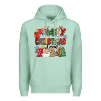 Seafoam family christmas crew 2024 Premium Hoodie - Zillion Design Studio