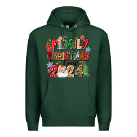 Sports Green family christmas crew 2024 Premium Hoodie - Zillion Design Studio