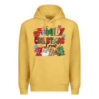Antique Gold family christmas crew 2024 Premium Hoodie - Zillion Design Studio