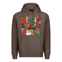 Coffee family christmas crew 2024 Premium Hoodie - Zillion Design Studio