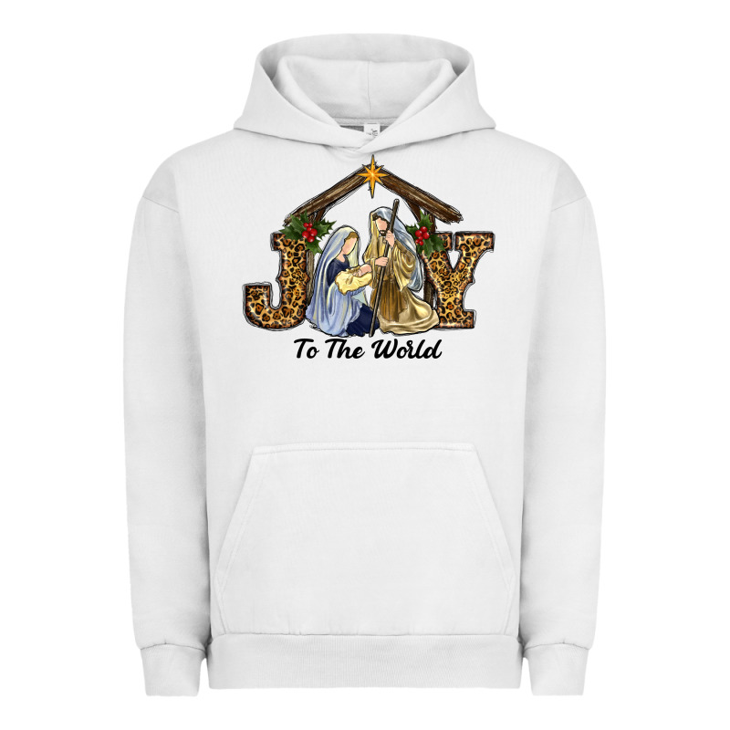 Joy To The World Baby Jesus Christmas Urban Hoodie by RanaPortraitStore | Teevron