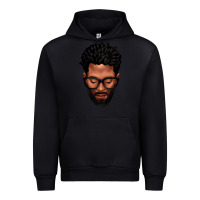 Black bearded black man portrait Urban Hoodie - texasbilliewilder