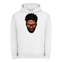 Pigment Lunar Rock bearded black man portrait Urban Hoodie - texasbilliewilder