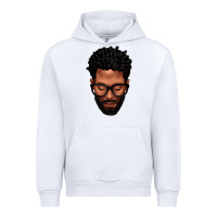 White bearded black man portrait Urban Hoodie - texasbilliewilder