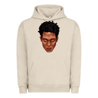 Pigment French Oak black man portrait Urban Hoodie - texasbilliewilder