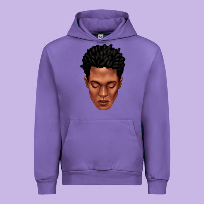 Black Man Portrait Urban Hoodie Designed By Texasbilliewilder
