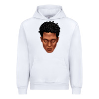 White black man portrait Urban Hoodie - texasbilliewilder