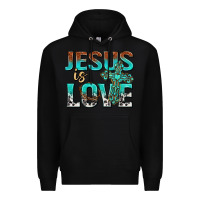 Black jesus is love Premium Hoodie - texasbilliewilder
