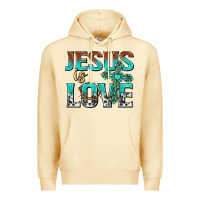 Pina Colada jesus is love Premium Hoodie - texasbilliewilder