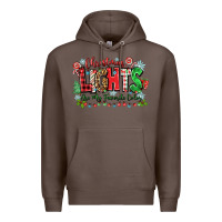 Coffee christmas lights are my favorite color Premium Hoodie - Zillion Design Studio