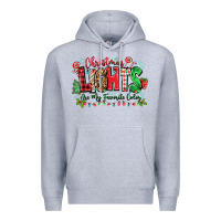 Heather Grey christmas lights are my favorite color Premium Hoodie - Zillion Design Studio
