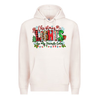 Pale Pink christmas lights are my favorite color Premium Hoodie - Zillion Design Studio