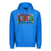 True Royal christmas lights are my favorite color Premium Hoodie - Zillion Design Studio