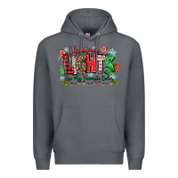 Rock christmas lights are my favorite color Premium Hoodie - Zillion Design Studio