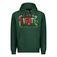 Sports Green christmas lights are my favorite color Premium Hoodie - Zillion Design Studio
