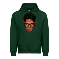 Foreset Green black man portrait Urban Hoodie - texasbilliewilder