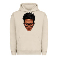 Pigment French Oak black man portrait Urban Hoodie - texasbilliewilder