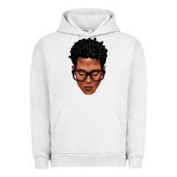 Pigment Lunar Rock black man portrait Urban Hoodie - texasbilliewilder