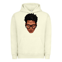Pigment Pistachio black man portrait Urban Hoodie - texasbilliewilder