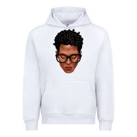 White black man portrait Urban Hoodie - texasbilliewilder