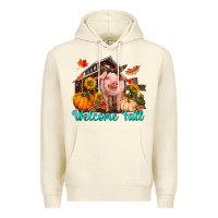 Sandshell Welcome fall pig Premium Hoodie - RanaPortraitStore
