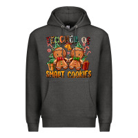Charcoal Heather teacher of smart cookies Premium Hoodie - Zillion Design Studio