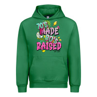 Emerald 70s made 80s raised Urban Hoodie - texasbilliewilder