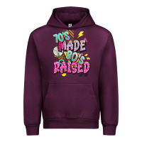 Mauve Wine 70s made 80s raised Urban Hoodie - texasbilliewilder