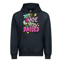 Navy 70s made 80s raised Urban Hoodie - texasbilliewilder