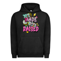 Pigment Black 70s made 80s raised Urban Hoodie - texasbilliewilder