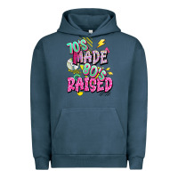 Pigment Midnight Navy 70s made 80s raised Urban Hoodie - texasbilliewilder