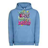 Pigment Pebble Blue 70s made 80s raised Urban Hoodie - texasbilliewilder