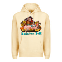 Pina Colada Welcome fall pigs Premium Hoodie - RanaPortraitStore