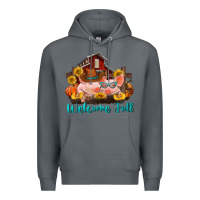 Rock Welcome fall pigs Premium Hoodie - RanaPortraitStore