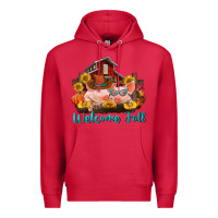 Cardinal Welcome fall pigs Premium Hoodie - RanaPortraitStore