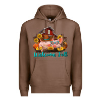 Chestnut Welcome fall pigs Premium Hoodie - RanaPortraitStore