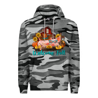 Slate Camo Welcome fall pigs Premium Hoodie - RanaPortraitStore