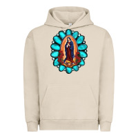 Pigment French Oak Gemstone Lady Of Guadalupe Urban Hoodie - RanaPortraitStore