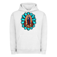 Pigment Lunar Rock Gemstone Lady Of Guadalupe Urban Hoodie - RanaPortraitStore