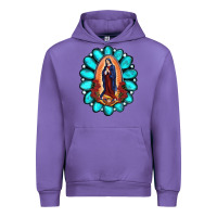 Tulip Gemstone Lady Of Guadalupe Urban Hoodie - RanaPortraitStore