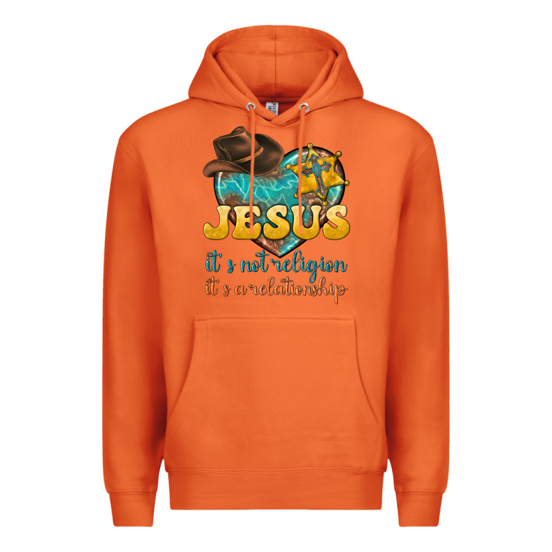Jesus It S Not Religion It S A Relationship Premium Hoodie by texasbilliewilder | Teevron
