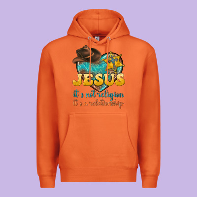 Premium Hoodie jesus it s not religion it s a relationship