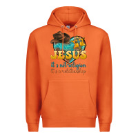 Carrot jesus it s not religion it s a relationship Premium Hoodie - texasbilliewilder